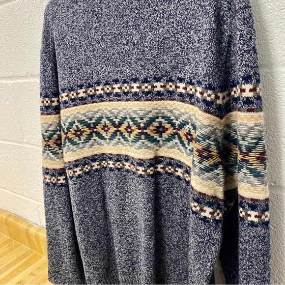 Brooks brothers Aztec pattern Italian yarn Sweater - Picture 3 of 10